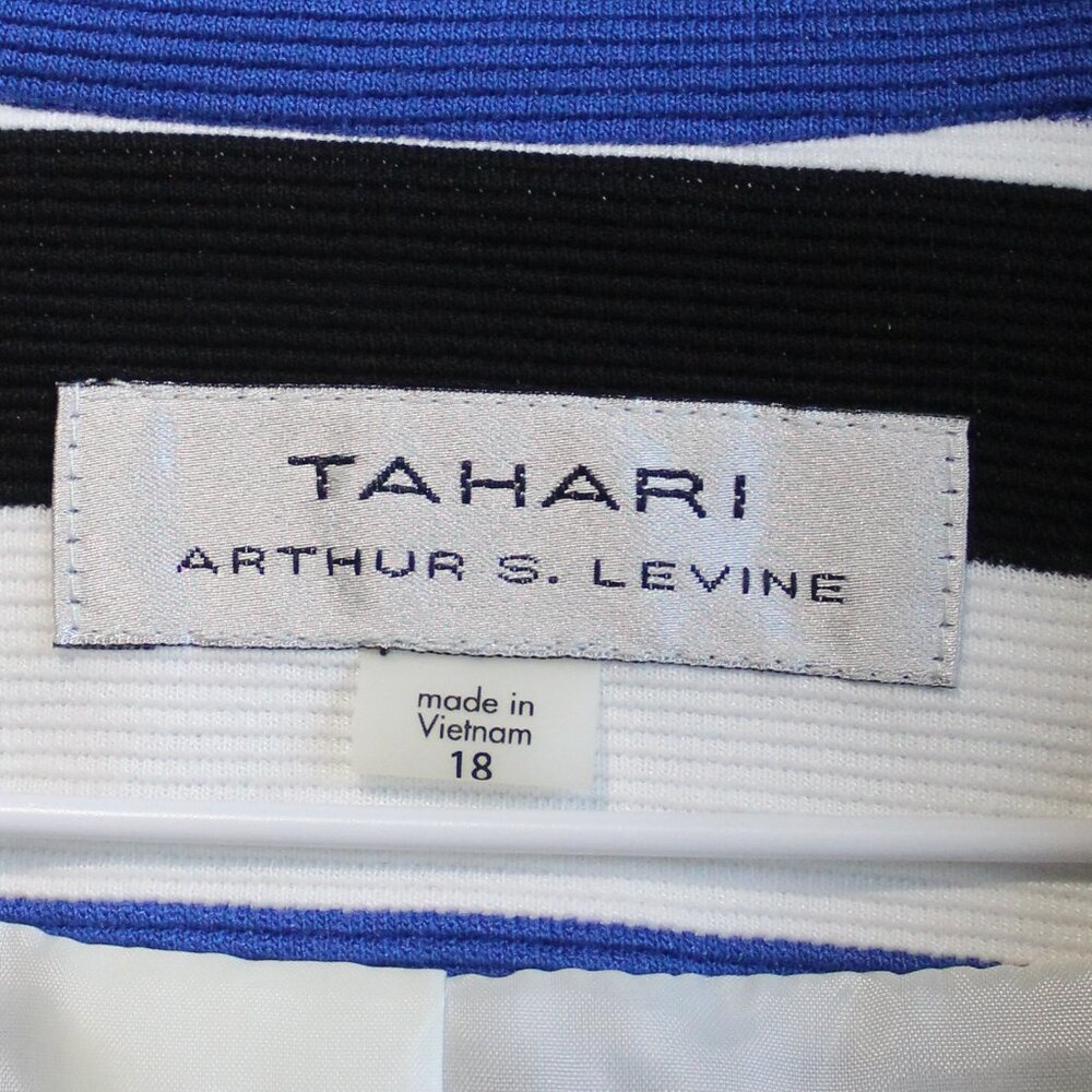 Tahari - Blue, Black & White Blazer